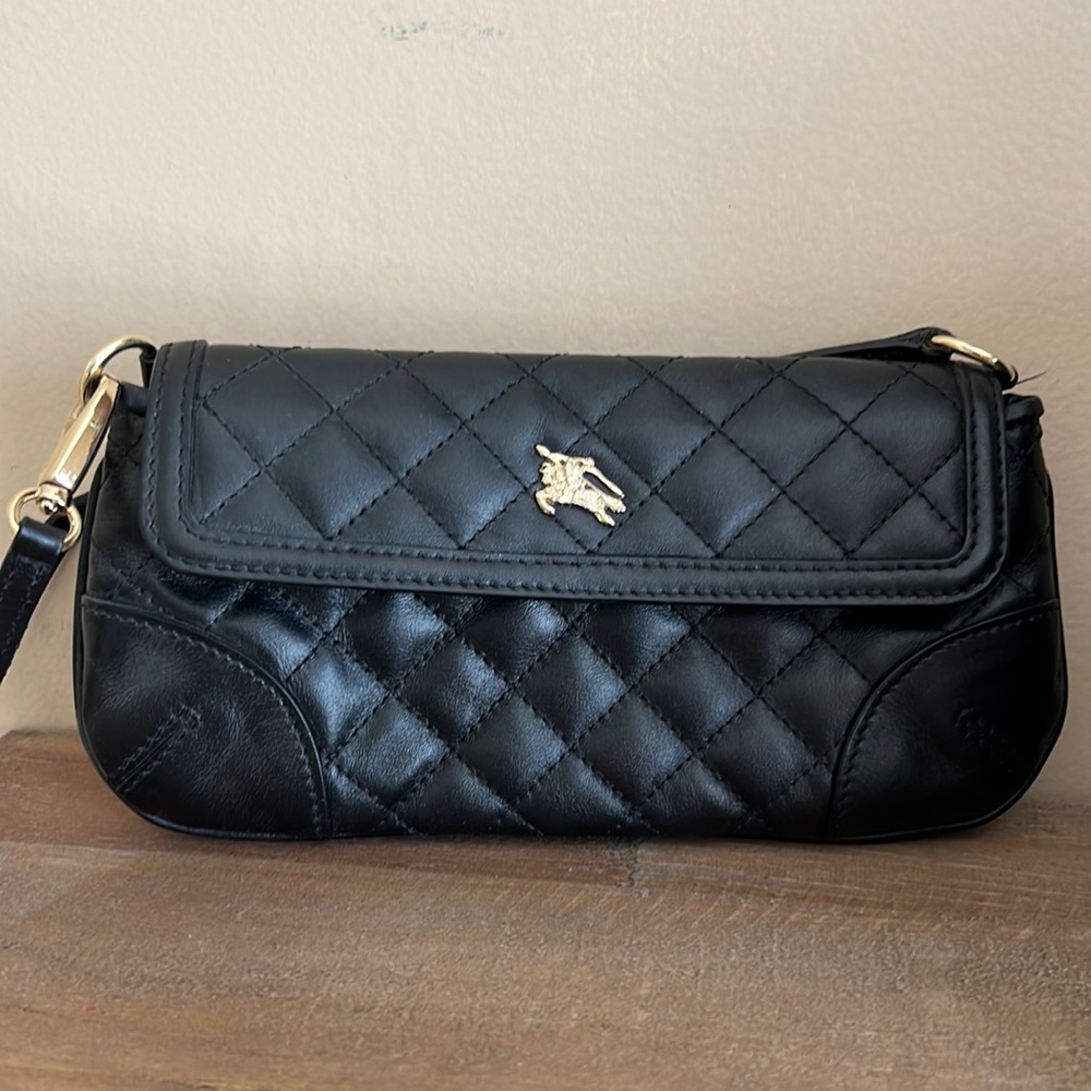 Black Coach wristlet purse